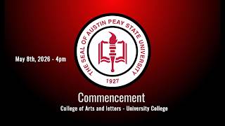 APSU Spring Commencement - 4pm - May 8th, 2026