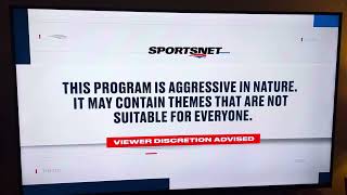 SportsNet Canada Viewer Discretion Warning