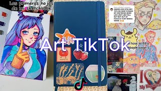 ART SKETCHBOOK 📖 TIKTOK compilation [NO OUTROS] | Read desc #23