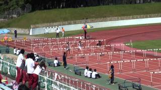 2014年 関西四私 陸上 オープン110mH 2組