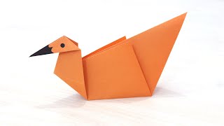 How To Make Easy Paper Duck - Origami Duck Tutorial