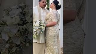 සුරූපී නිළි හේෂානිගේ වෙඩිම | Heshani wedding#shorts