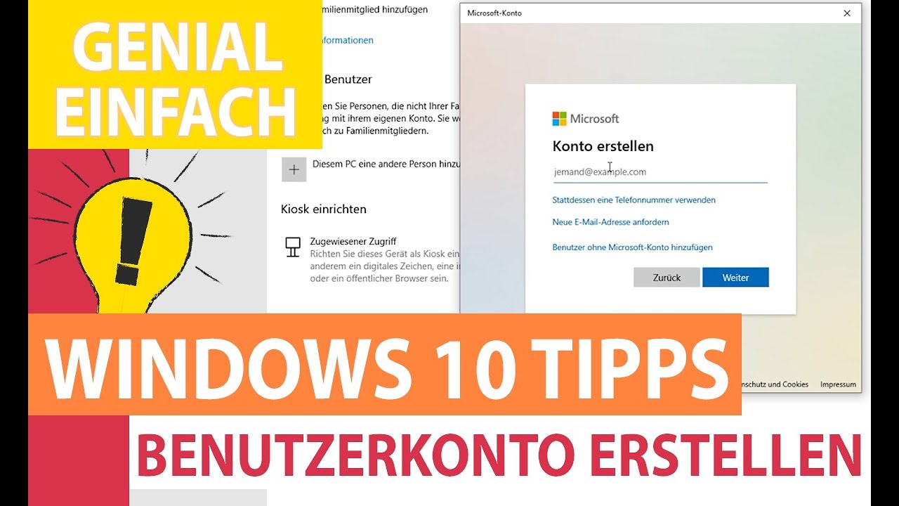 Windows 10 Benutzerkonto Anlegen Und Rechte Einstellen - So Geht Es In ...