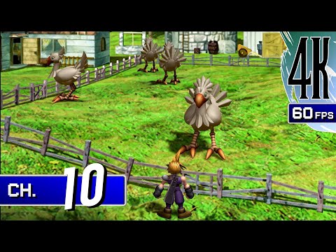 Final Fantasy 7 (VII) Original [4K/60fps] 100% Walkthrough Part 10 – Chocobo Farm/Mythril Mine