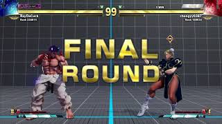 SFV chengyy0387 (chun li) vs RayDaCuck (kage)