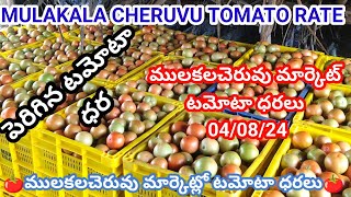 4 August 24|| today Tomato rate in Mulakala cheruvu market || ములకలచెరువు మార్కెట్లో టాప్ టమోటా ధరలు