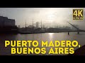 Puerto Madero, Buenos Aires, Argentina Virtual Walking Tour (4K)