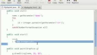 Java Applet Tutorial #6 Passing Parameters