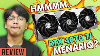 Diluar Nalar, Lebih Murah Dari RTX 3090! MSI GeForce RTX 4070 TI 12GB SUPRIM X