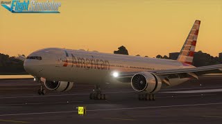 American B777-300ER | Berlin ✈ New York | MSFS | Full Flight