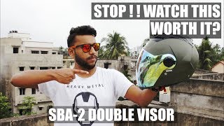 WATCH THIS VIDEO BEFORE BUYING STEELBIRD SBA-2 DOUBLE VISOR HELMET | BRUTALLY HONEST REVIEW