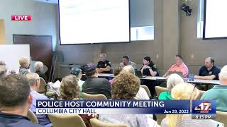 South Columbia crime trends meeting with Columbia Police Department