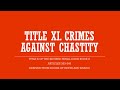 RPC2: CRIMES AGAINST CHASTITY (Arts. 333-346)