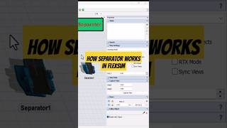 How separator works - Brief explanation #flexsim #processflow #simulationsoftware #simulationtools