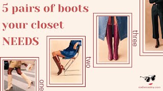 5 Boots Every Woman Should Own | Fall 2024 Boot Guide