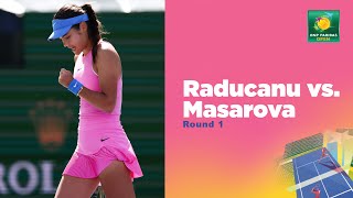 Emma Raducanu vs Rebeka Masarova Highlights | Indian Wells 2024