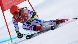 Mikaela Shiffrin beats herself out of second gold in 2018 Winter Olympics