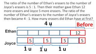 PSLE Math problem sums external transfer both changed