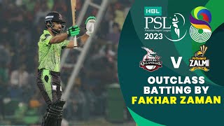 Outclass Batting By Fakhar Zaman | Lahore Qalandars vs Peshawar Zalmi | Match 15 | HBL PSL 8 | MI2T