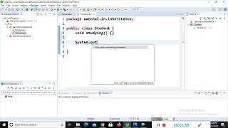 #Oops#Inheritance Single Level Inheritance in Java || Practical Implementation Of Inheritance