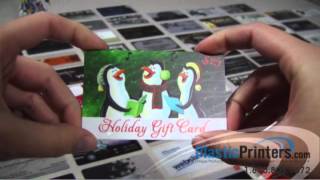 PERFECT for the Holidays! Plastic Gift Cards for your Customers!