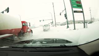 Driving Around Williston ND In The Winter  - #BoomTown #NorthDakota