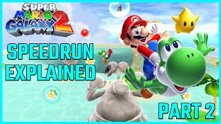 Super Mario Galaxy 2 Speedrun Explained (Worlds 4-6)