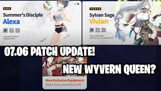 Patch/Update Preview - SC Alexa, ML Vivian, New Exclusive Equipment -  07.06 - Epic Seven