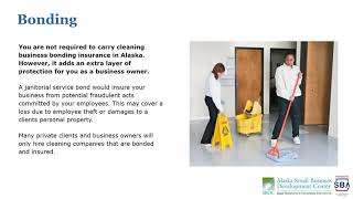 Opening a Janitorial Service in Alaska