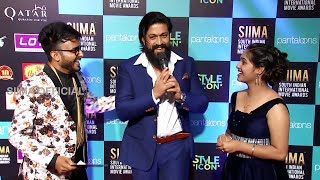 KGF Yash Making Fun At South Indian Award Show | SIIMA 2019