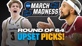 Upsets & Sleeper Picks in the Round of 64 | 2025 March Madness Tournament