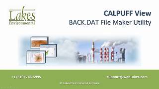 CALPUFF View Background Data File Maker Utility