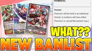 New Banlist and SHOCKING News About Premium... | Cardfight!! Vanguard