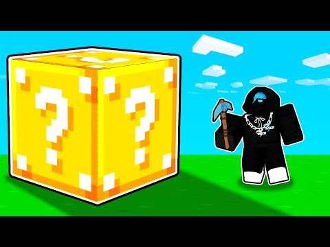 I can only open HUGE LUCKY BLOCKS in Roblox Bedwars..