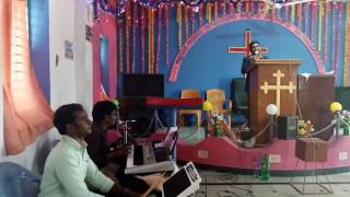 Putturu Sunday worship conducting JYGT team Pads:Bro.Benjimen Nellore and Kyes:Bro Rupas steaven