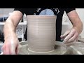 throwing an extra large swirly planter