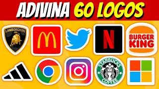 Adivina 60 LOGOS en 5 Segundos 🔊😂👾 - QUIZ de LOGOS - TRIVIA de LOGOS