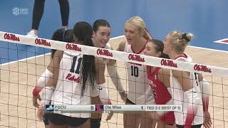 HIGHLIGHTS | Ole Miss Volleyball Defeats FGCU 3 - 2 (09/14/24)