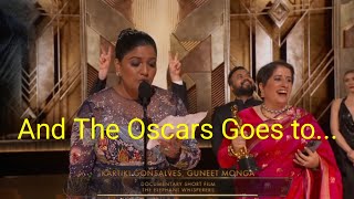 The Oscars goes to... Elephant 🐘 Whisperers #Elephanwhisperers #Oscarwinners #academyawards