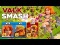 Easy & Strong: TH16 Valkyrie Druid and Super Barbarian Legend League Attacks!