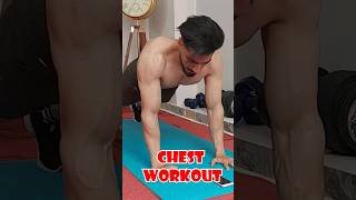 Best chest workout at home#shorts
