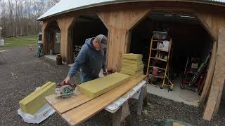 Insulating our Post and Beam Garage