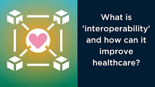 What is 'interoperability' and how can it improve healthcare?