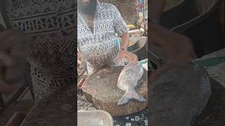 AMAZING FISH 🔪🔥SKILLS | Big Rupchand fish cutting video| live part 1#shorts #fish #trending