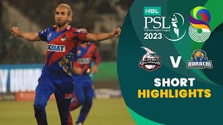 Short Highlights | Lahore Qalandars vs Karachi Kings | Match 30 | HBL PSL 8 | MI2T