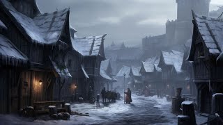 Dark Medieval Winter Music – Village of Winter Night, Medieval Fantasy Music, Fantasy, Celtic