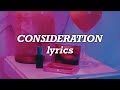 Rihanna, SZA - Consideration (Lyrics)