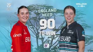 Highlights: 7th Match Super Six - England Women U19 vs New Zealand Women U19