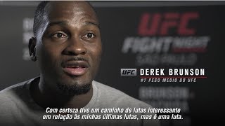 UFC SP: Derek Brunson - Pronto para vencer Lyoto Machida