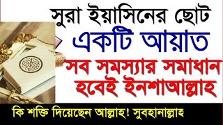 সব সমস্যার সমাধান করুন সুরা ইয়াসিনের ছোট একটি আয়াত পাঠ করে || surah yasin amol || banglar muslim